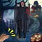 Large Scary Outdoor Animated Motion Activated Halloween Decorations
